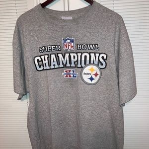 VTG Reebok Steelers Super Bowl 40 T-shirt XL